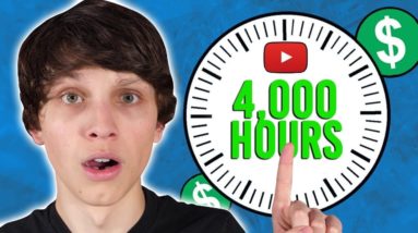 How to Get 4000 Hours Watchtime on YouTube