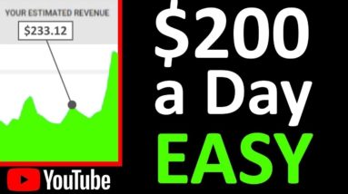 How to Make Money on YouTube Without Making Videos ($200 a Day)