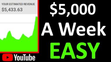 How to Make Money on YouTube Without Making Videos ($5K a Week)