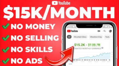 Make $15,000 On Youtube Without Making Videos (Make Money Online)