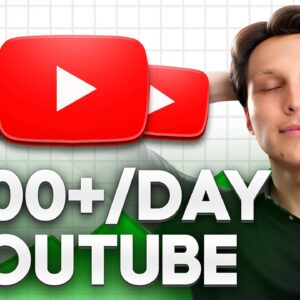 Easiest Way to Make Money Online With YouTube For Beginners ($300/Day)
